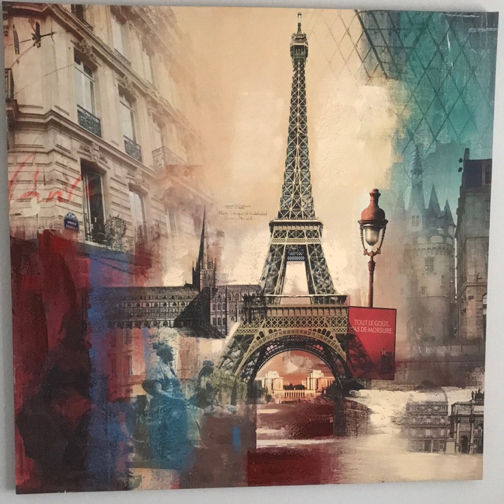 Eiffel Tower Wall Painting